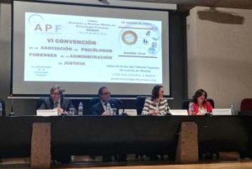 Se inaugura la VI Convención de la Asociación de Psicólogos Forenses de la Administración de Justicia (APF) Se inaugura la VI Convención de la Asociación de Psicólogos Forenses de la Administración de Justicia (APF)